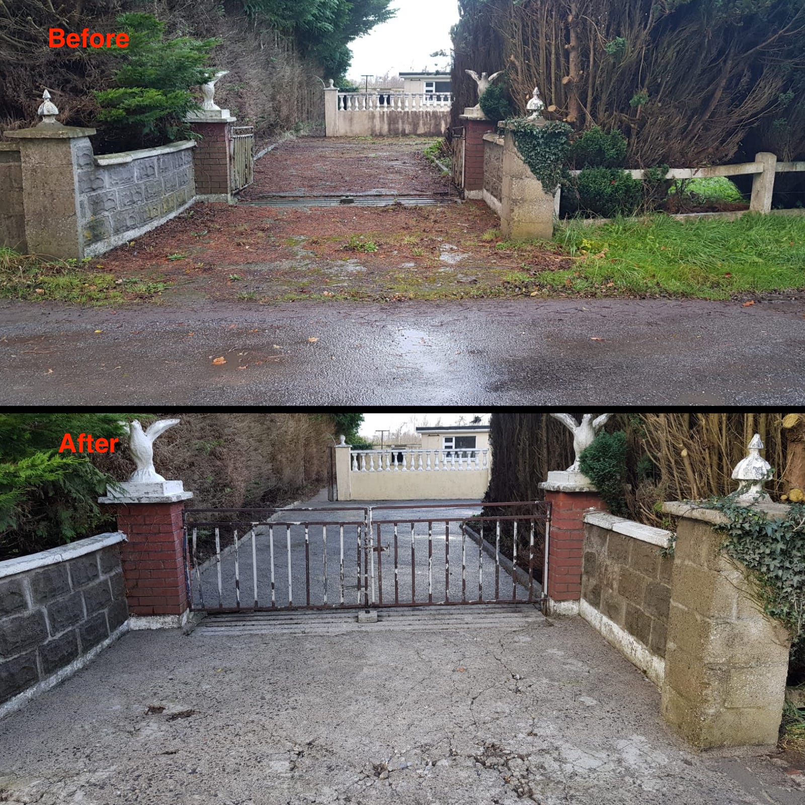 Pathway pressure washing, Portlaoise